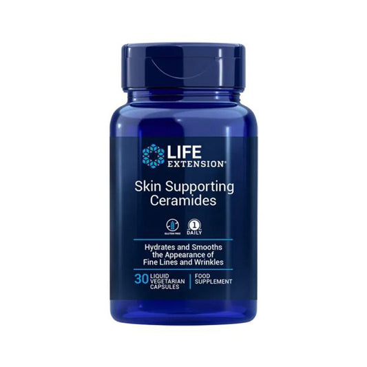 Ceramidas de suporte cutâneo, Life Extension 30 cápsulas