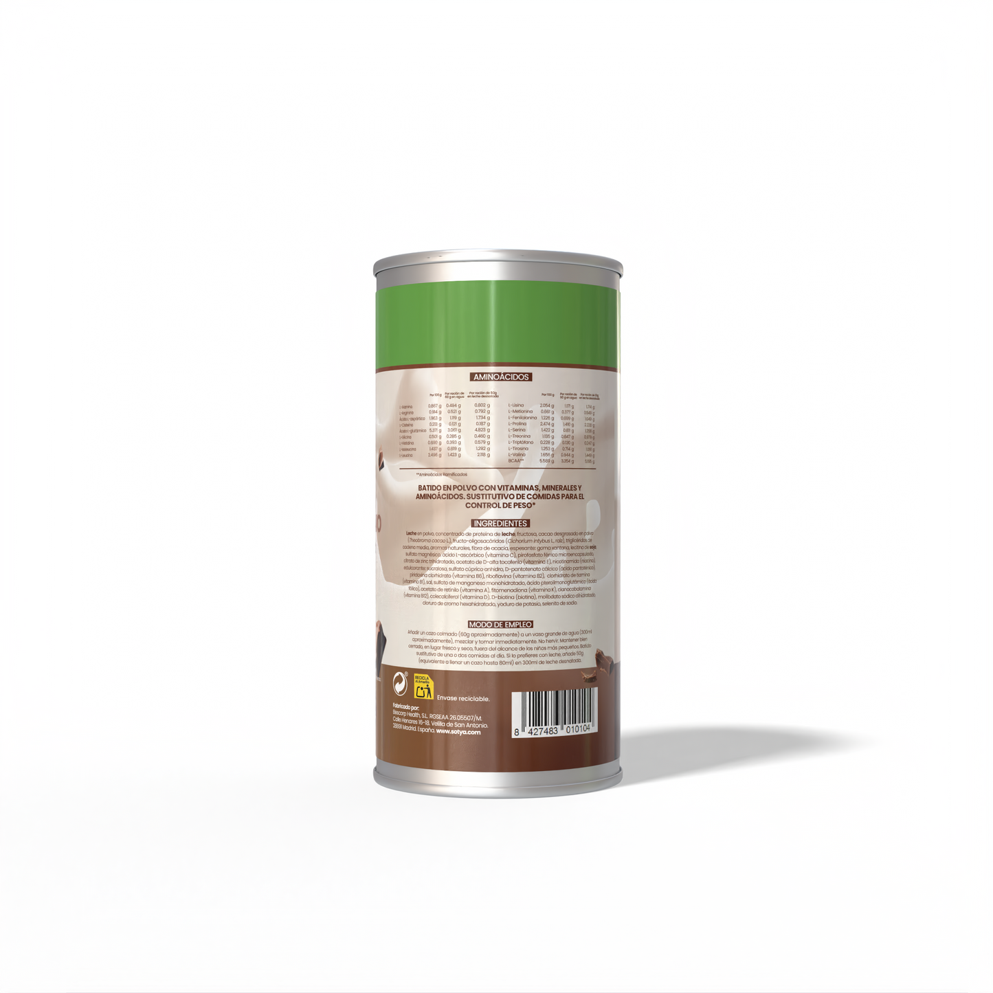 Batido saciante Chocolate Sotya 700 g