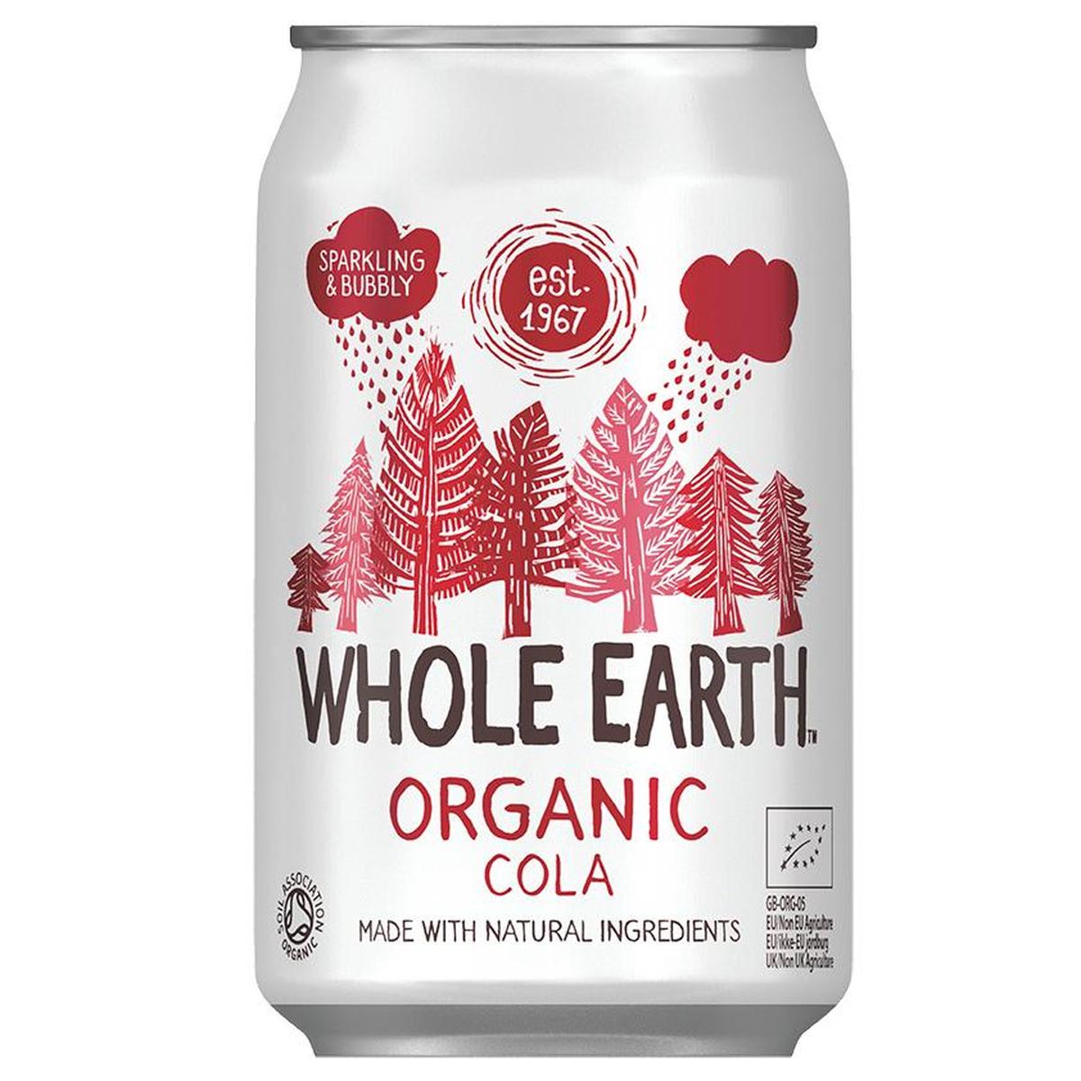 Pack x6 Refrigerante Whole Earth Cola BIO 330ml