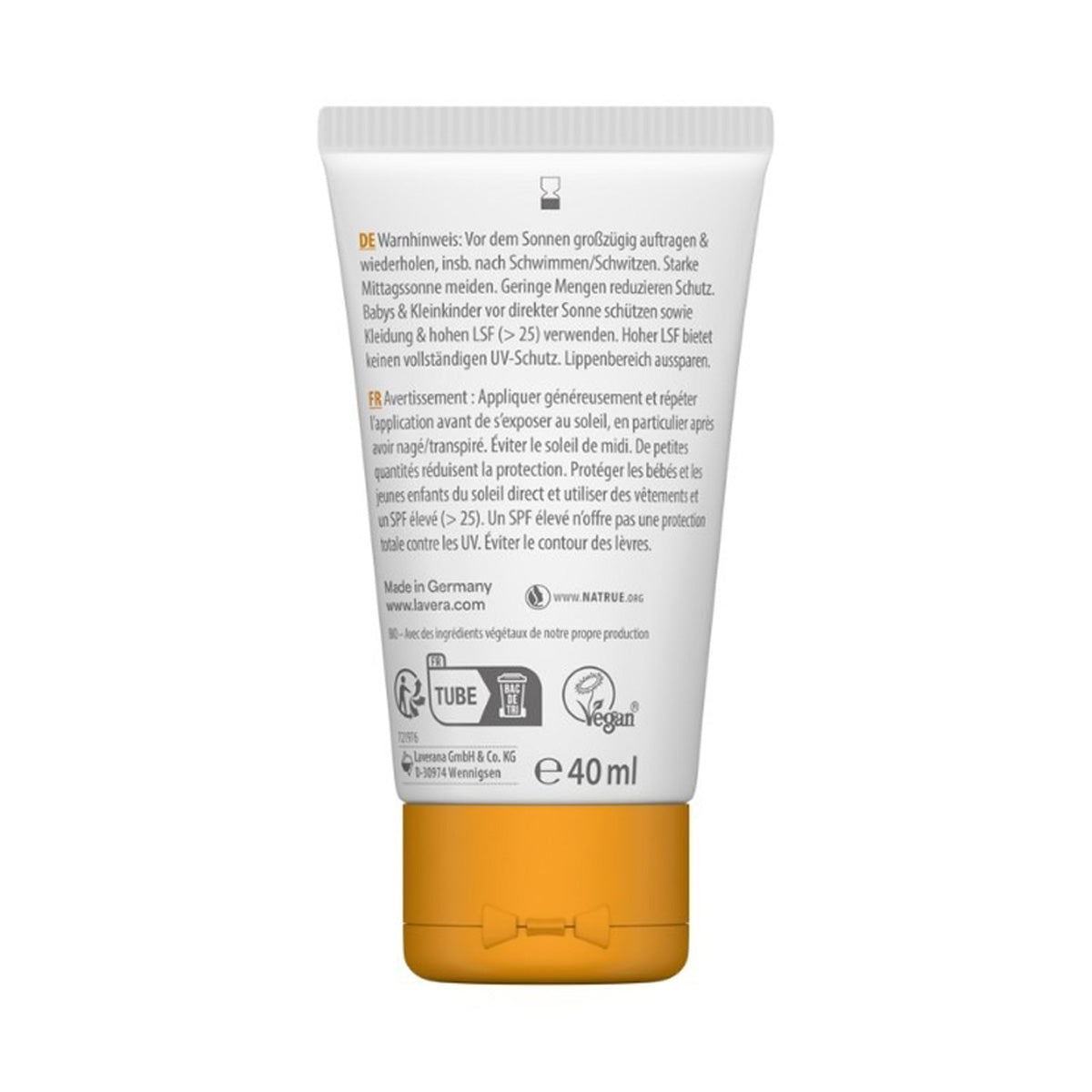Fluido Solar Facial FPS 50 Lavera 40 ml