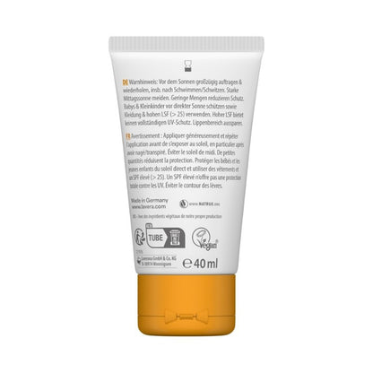 Fluido Solar Facial FPS 50 Lavera 40 ml