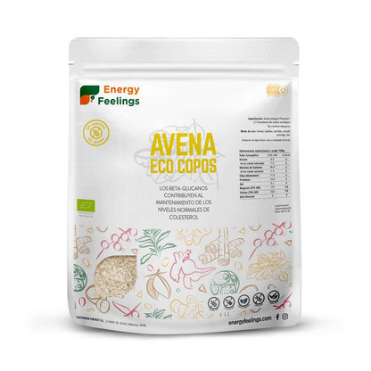 Flocos de aveia sem glúten Energy Feelings ECO 1 kg