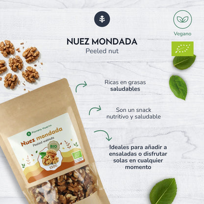 Nozes descascadas ECO Planeta Huerto 1 kg