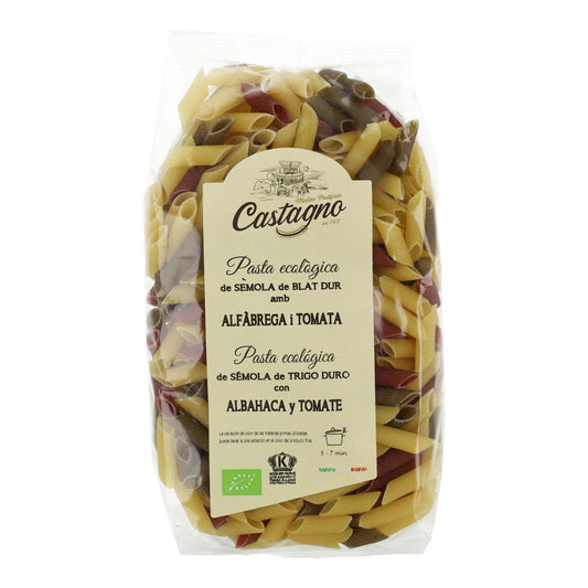 Massa Tricolor Tomate e Manjericão ECO Castagno 500 g