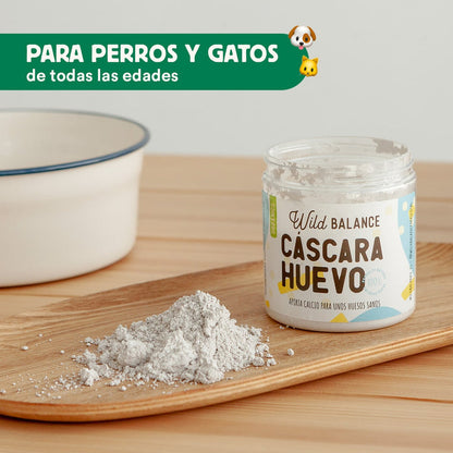 Suplemento para animais de estimação Wild Balance Organic Eggshell 140g