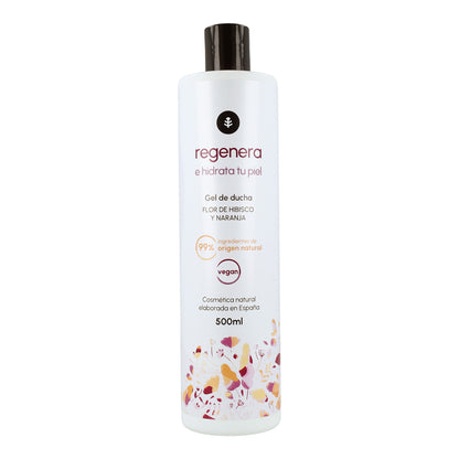 Gel de banho Planeta Huerto Hibisco e Flor de Laranjeira 500 ml