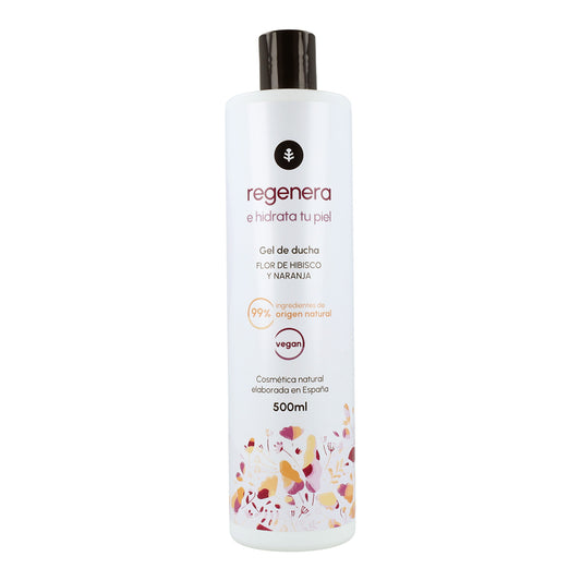 Gel de banho Planeta Huerto Hibisco e Flor de Laranjeira 500 ml
