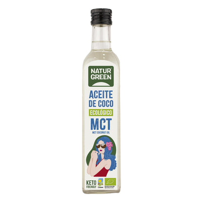Óleo de Coco MCT Biológico NaturGreen 500 ml