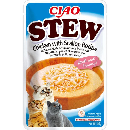 Estufado de frango com vieira 40 g