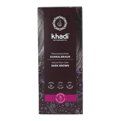 Khadi Castanho Escuro Tinta Natural 100g