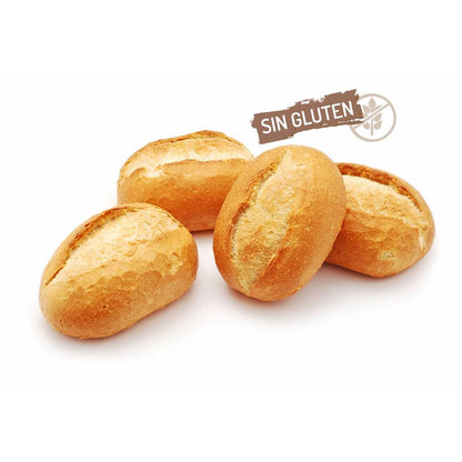 Pãezinhos de trigo sarraceno biológicos sem glúten El Granero, 4 x 50 g 
