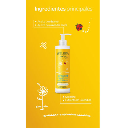 Champô e Gel de Banho Calêndula Weleda 400ml