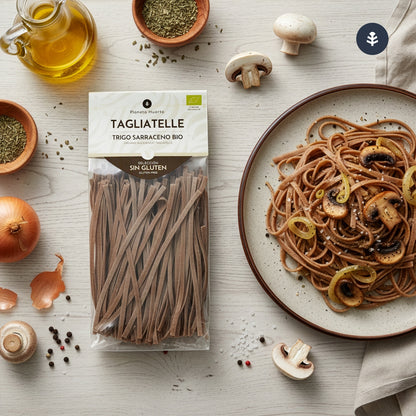 Tallarines de trigo sarraceno ECO sin gluten Planeta Huerto 350 g