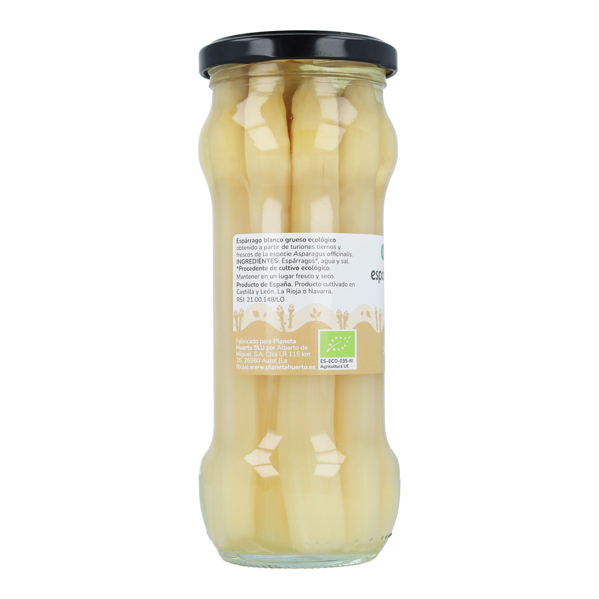 Espargos brancos grossos ECO Planeta Huerto 340 g