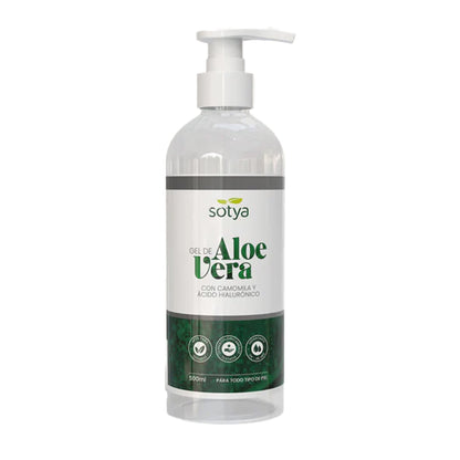 Sotya Gel Orgânico de Aloé Vera com camomila e ácido hialurónico 500 ml