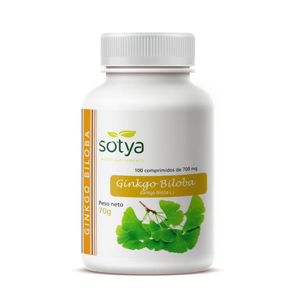 Ginkgo Biloba Sotya 100 Comprimidos