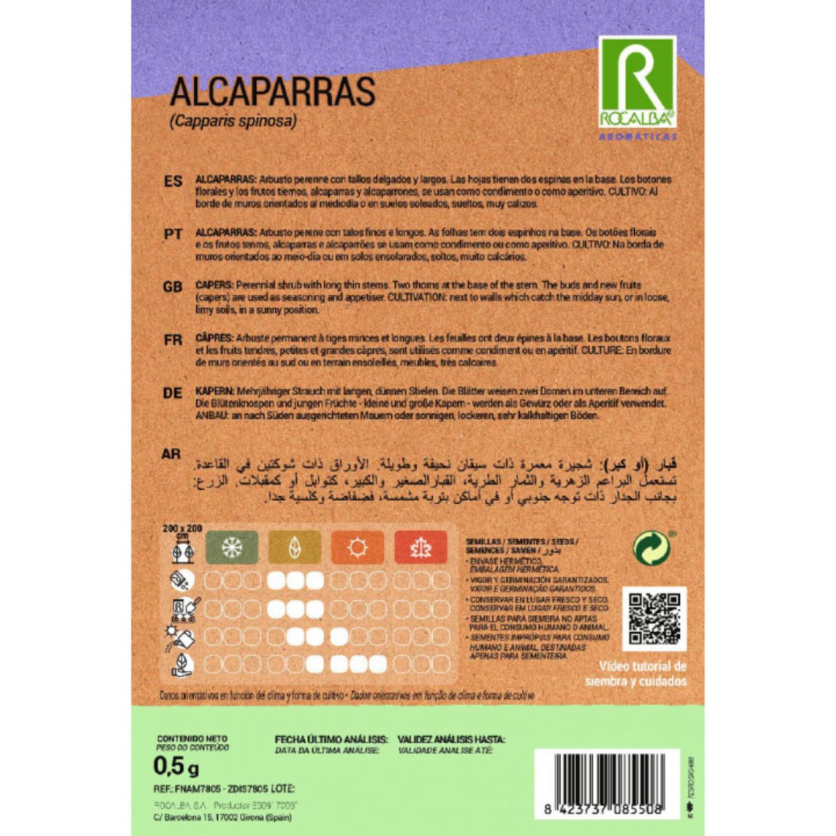 Sementes de alcaparra