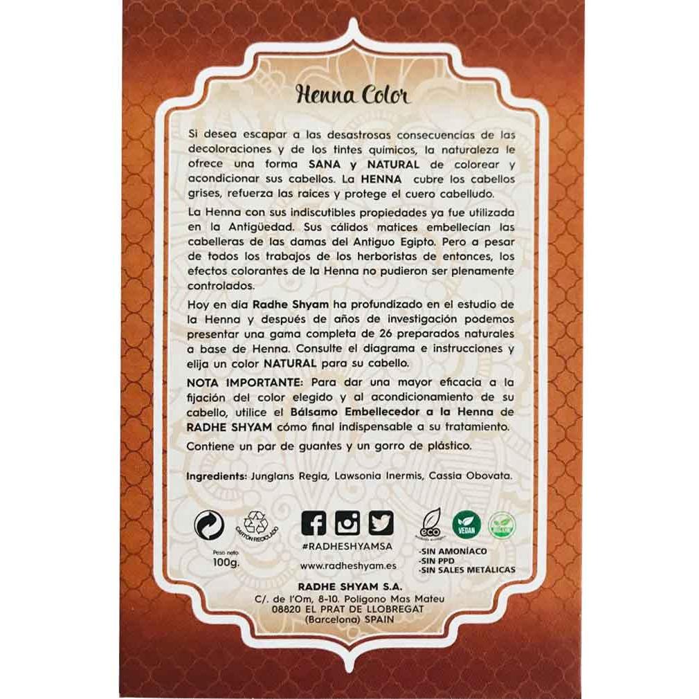Pó de Henna Castanho Claro 100 g