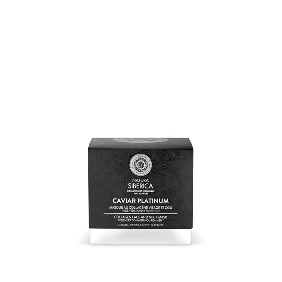 Natura Sibérica Máscara Caviar Platinum Colagénio Rosto e Pescoço 50ml