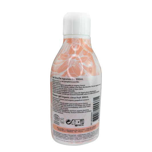 Gel de Ducha Ecológico de Cítricos Orgánicos Born to Bio 300 ml