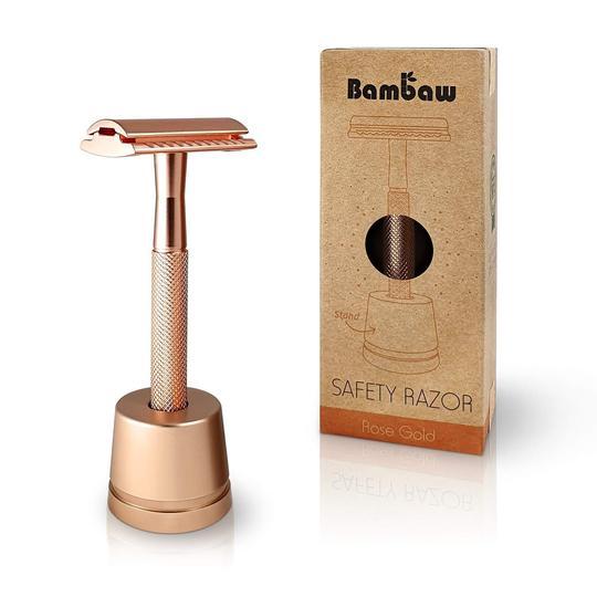 Navalha em metal Bambaw Nega com suporte