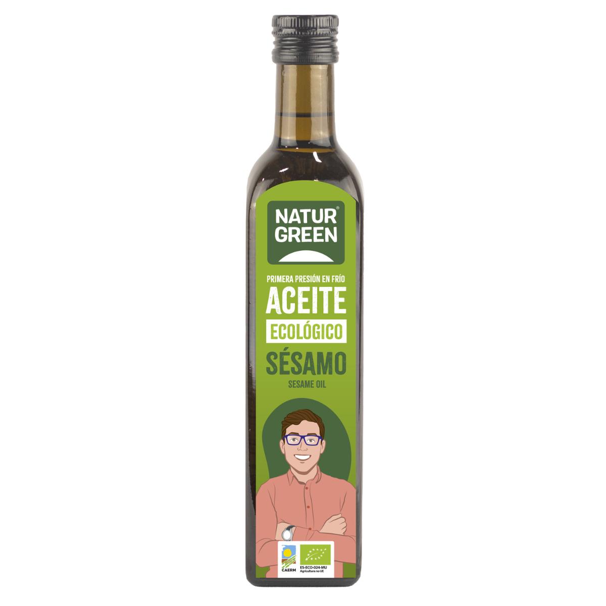 Óleo de Sésamo Biológico NaturGreen. 250 ml