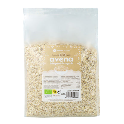 Flocos de Aveia Integrais Finos ECO Planeta Huerto 1,5 kg