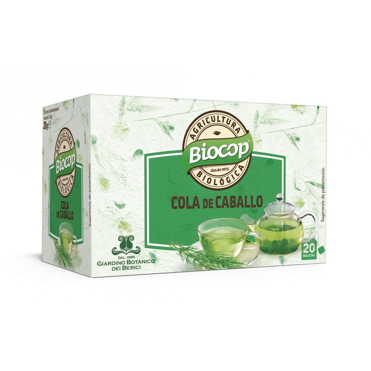 Chá de Cavalinha Biocop Giardino, 20 Saquetas de Chá