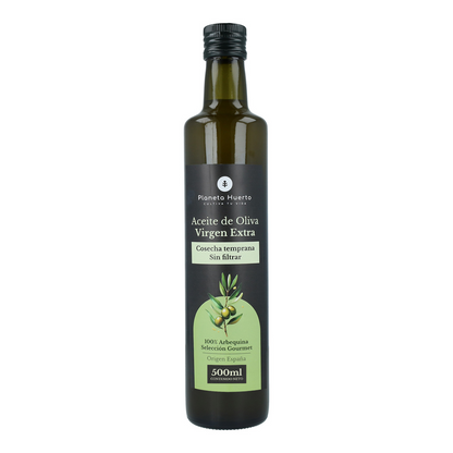 Azeite Virgem Verde Extra Colheita Precoce Planeta Huerto Não Filtrado 500 mL