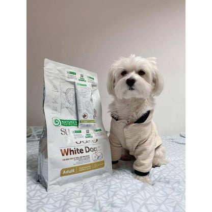 Nature's Protection White Dog Grain-Free Cordeiro Adulto Raças Pequenas 4 Kg
