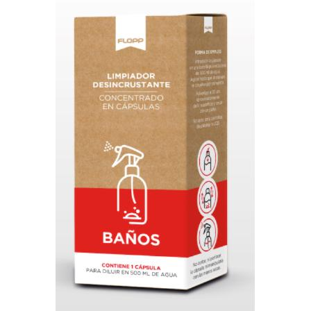 Flopp Refill produto de limpeza de casa de banho solúvel em água 2 cápsulas