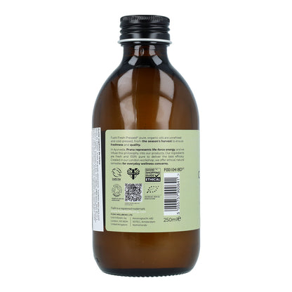 Óleo de Rícino Orgânico Fushi para o Cabelo, Óleo Virgem Prensado a Frio 250ml