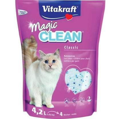 Contas de sílica gel superabsorvente Vitakraft Magic Clean 4,2 L