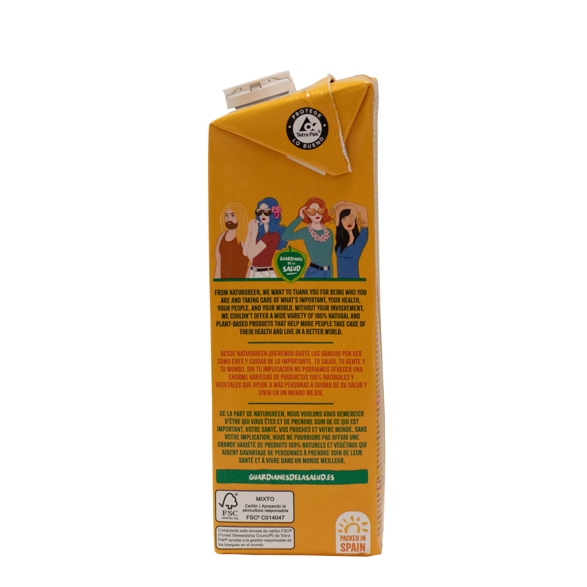 Naturgreen Aveia/Bebida vegetal de aveia sem adição de açúcares cálcio 1 litro