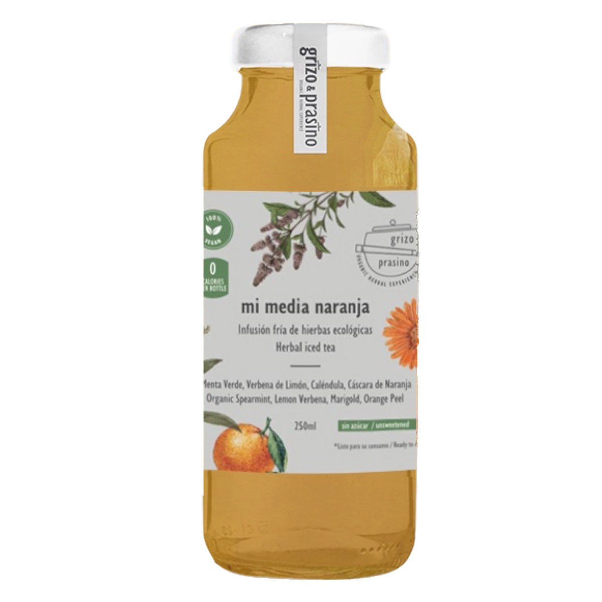 Infusão A minha cara metade RTD Grizo &amp; Prasino 250 ml