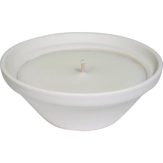 Vela anti-mosquitos citronela branca Ø22 cm Roura