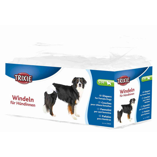 Fraldas Trixie Ultra Absorventes para Cães Fêmeas 12 P