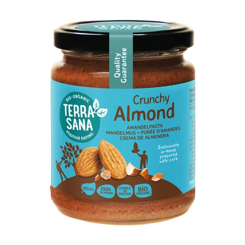 Creme de amêndoa com pedaços de amêndoa 250 g Terrasana