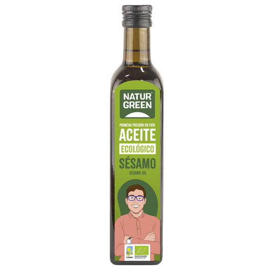 Óleo de Sésamo Biológico NaturGreen. 500 ml