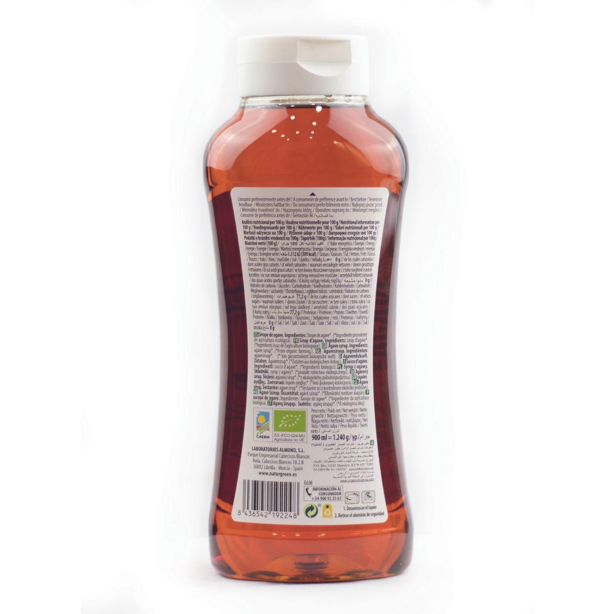 Xarope de Agave Premium Naturgreen 900 ml