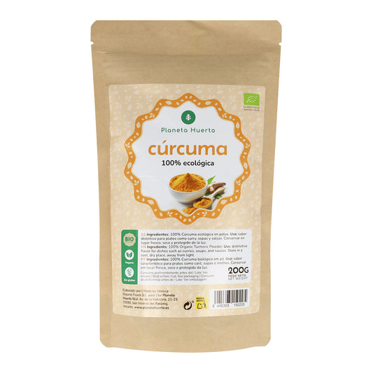 Cúrcuma em pó ECO Planeta Huerto 200g