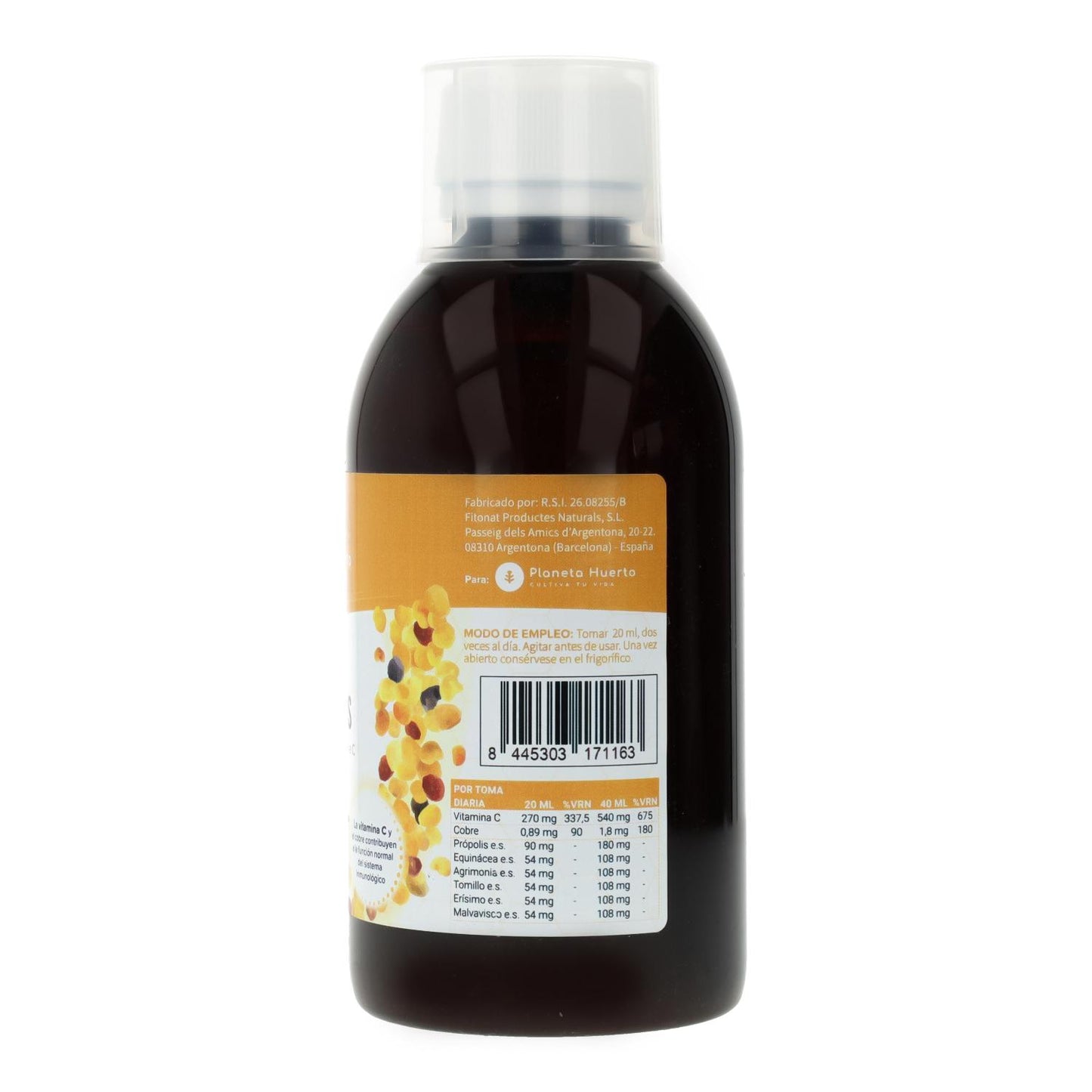 Xarope de Própolis Planeta Huerto 250 ML.
