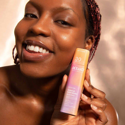 Oceanly - Óleo Facial Phyto-Sun - Com Cor - FPS 30, Attitude, 30 g