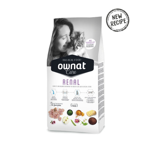 Ração Ownat Care Renal para Gatos 3 kg