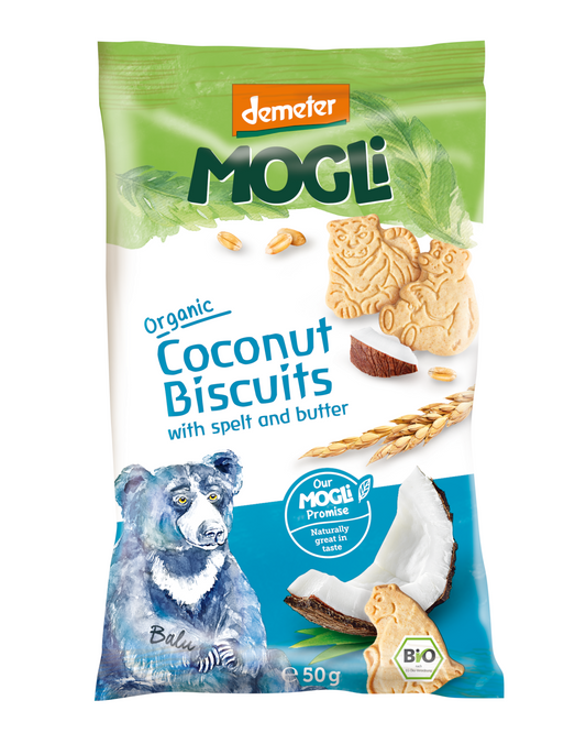 Galletas Infantiles en forma de Oso con Coco Mogli 125 g