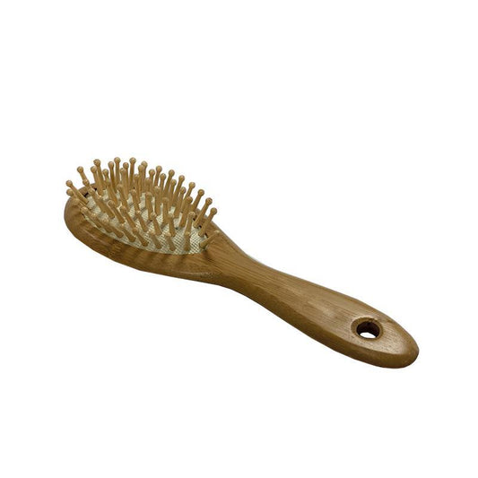 Escova de cabelo pequena de bambu Naturabio