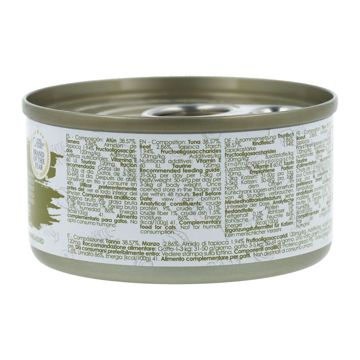 Kit Cat Canned Gravy - Atum e Carne 70g Ração húmida para gatos com molho