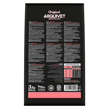 Ração para cães Arquivet Original Salmão e Arroz 12 Kg 12 kg