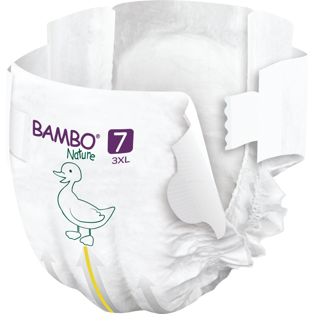Fralda T7 (+18 Kg) Bambo Nature 40 unidades