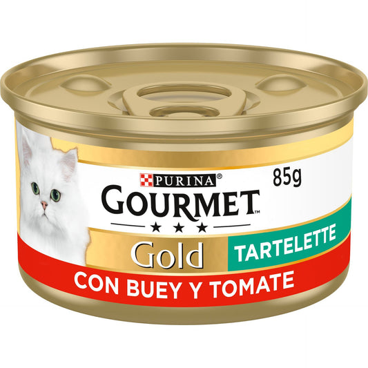 Ração Húmida GOURMET GOLD Tarte de Carne e Tomate 85 g